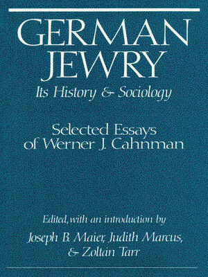 cover image of German Jewry